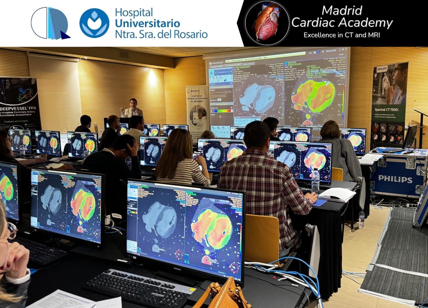 Madrid Cardiac Academy | Cursos de imagen cardíaca 3rd. Madrid Cardiac CT (Spectral) Academy Level 2 Hospital El Rosario